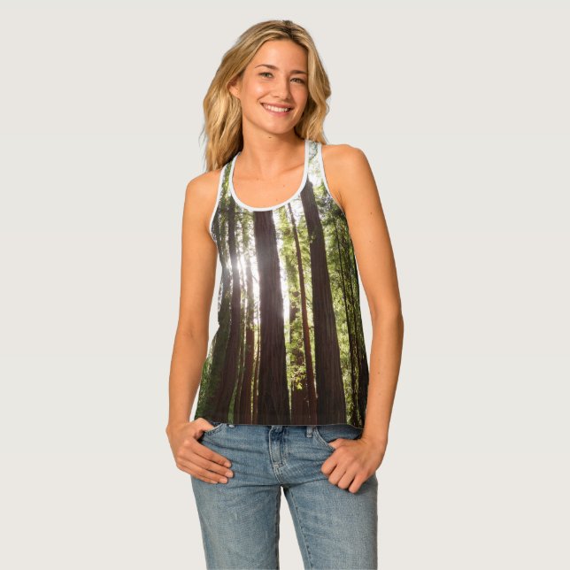 Up to Redwoods in the Morning Tank Top (Front Full)
