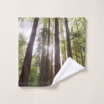 Up to Redwoods in the Morning Wash Cloth