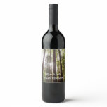 Up to Redwoods in the Morning Wine Label