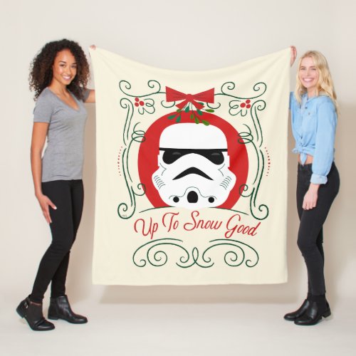 Up to Snow Good Fleece Blanket