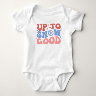 Up to Snow Good - Fun Winter Design Baby Bodysuit