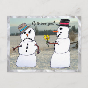 Up To Snow Good Postcard