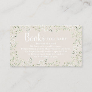 Up to the Clouds Baby Shower Books for Baby Card