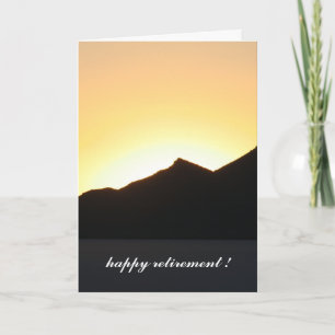 up to the sunset card