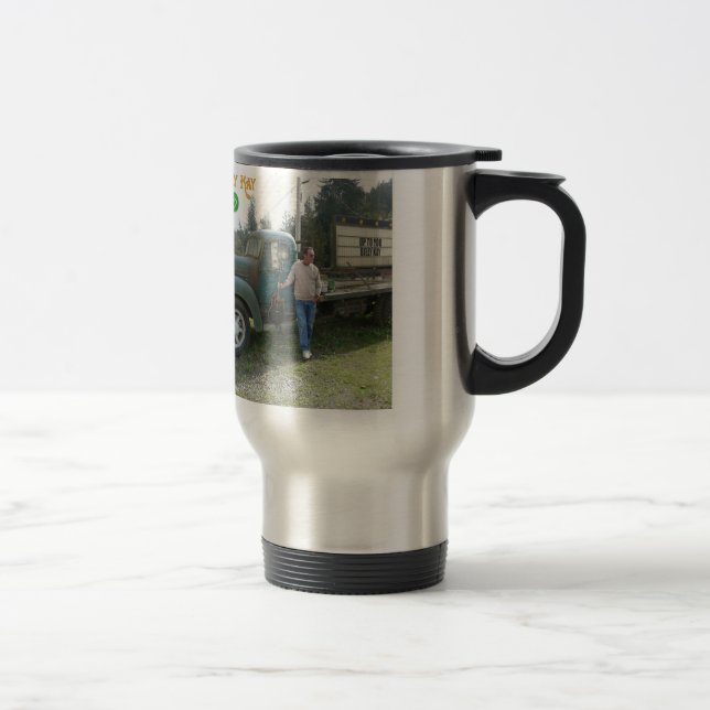 Up to You CD Cover Stainless Steel Travel Mugs (Right)