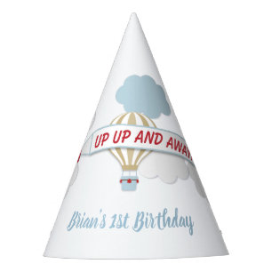 Up Up And Away! Airplane Birthday Party Hat