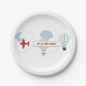 airplane paper plates