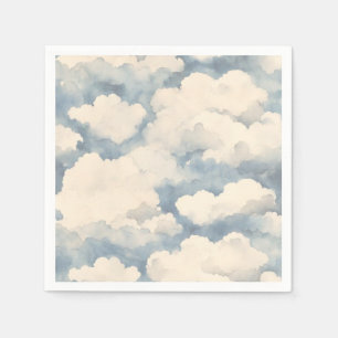 Up, Up and Away Balloon Birthday Napkins