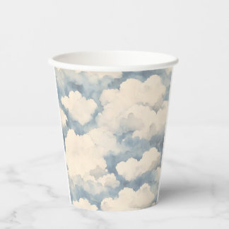 Up, Up and Away Balloon Birthday Paper Cups