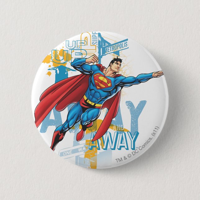 Up, Up and Away Button (Front)