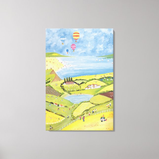 Up up and away canvas print (Front)