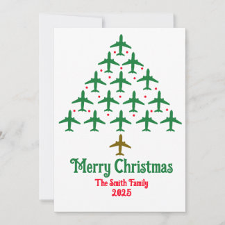 Up Up and Away for Christmas Invitation
