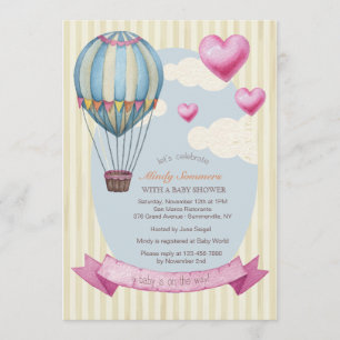 Up, Up and Away Invitation