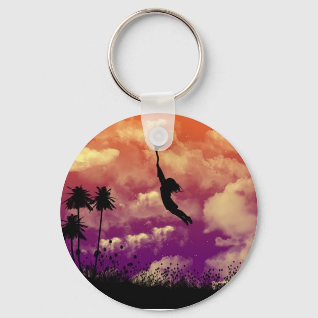 Up, Up, and Away! Keychain (Front)