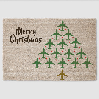 Up up and Away Outdoor Holiday Rug