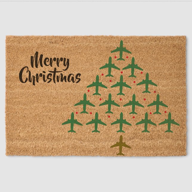 Up up and Away Outdoor Holiday Rug (Front)