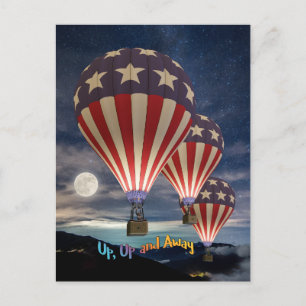 Up Up and Away Postcard