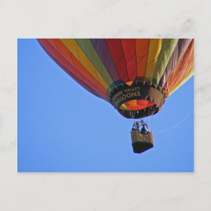 "Up, up and away" Postcard