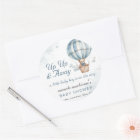 Up Up and Away! Teddy Bear Balloon Baby Shower