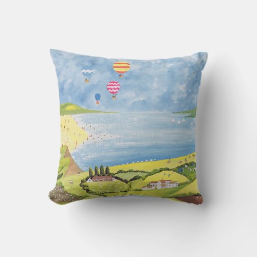 Up up and away throw pillow