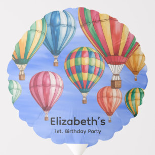 Up Up & Away 1st. Birthday Party Balloon