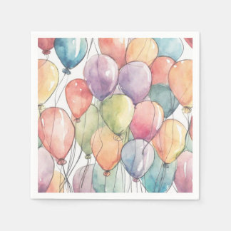 Up, Up & Away Birthday Party Napkins