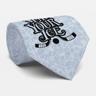 Up Your Ice (Hockey) Neck Tie