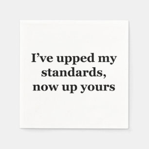 Up Yours Paper Napkins