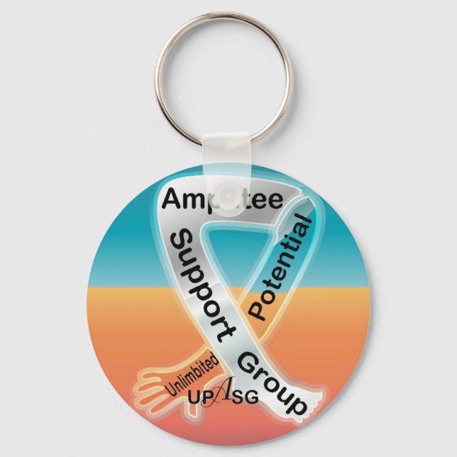 (UPASG)UnLIMBited Potential Amputee Support Group Keychain (Front)