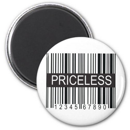 upc Code Priceless Magnet