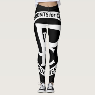 UPC Leggings Black with White Logo