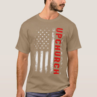 Upchurch Family American Flag girl friends retro T-Shirt