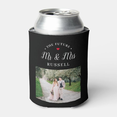 Upcoming Wedding Editable Color Can Cooler Favors