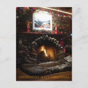 Upcountry Maui Christmas Holiday Postcard