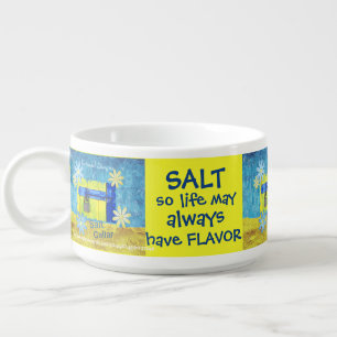 Upcycled Chili Bowl Salt Box