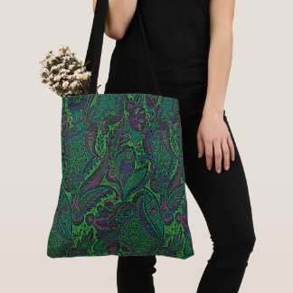 Updated Antique Tapestry Design Tote Bag