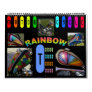 Updated! Motorcycle Rainbow 2013 -- 18 months Calendar