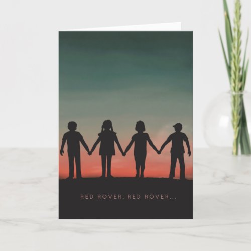 Updated nostalgic Red Rover 80th birthday card