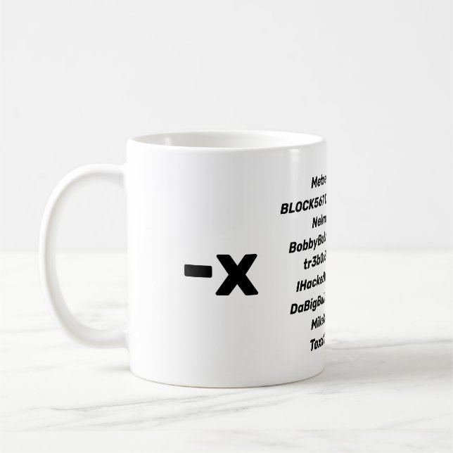 Updated -X Diggers Mug (Left)