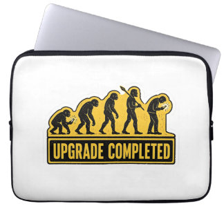 Upgrade Completed Funny Evolution Laptop Sleeve