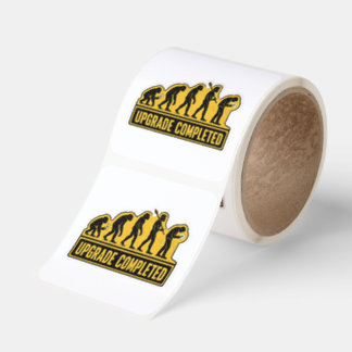 Upgrade Completed Funny Evolution Square Sticker
