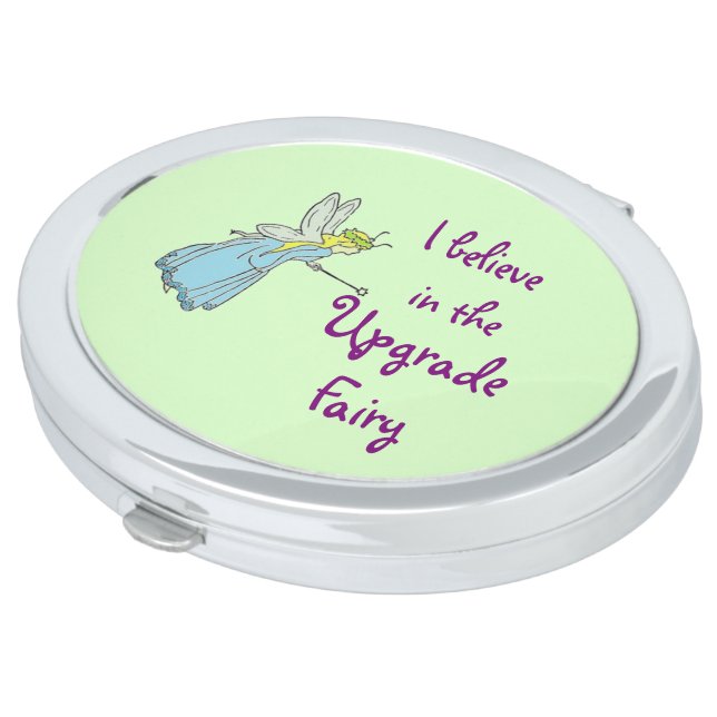 Upgrade Fairy Cute Cruise Humor Vanity Mirror (Turned)