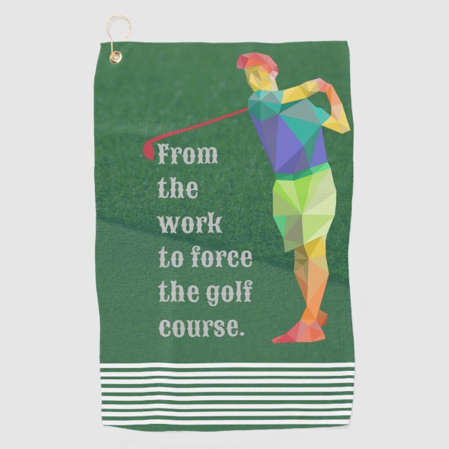 Upgrade Your Best Golf Game with Customize Towels (Front)