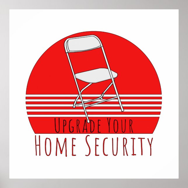 Upgrade Your Home Security Poster (Front)