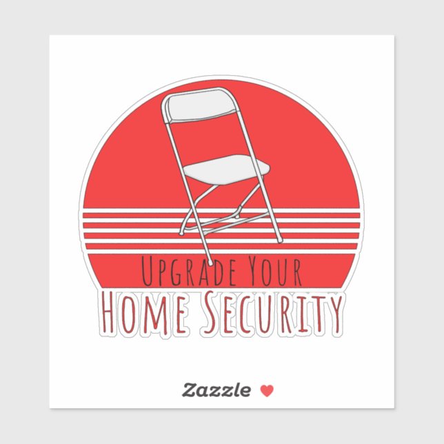 Upgrade Your Home Security Sticker (Sheet)
