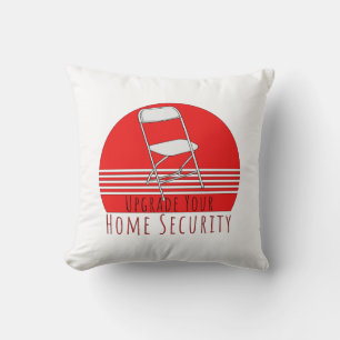 Upgrade Your Home Security Throw Pillow