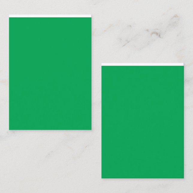Upgrade Your Web Design with a Green Background Business Card (Front/Back)