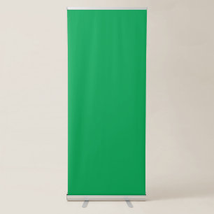 Upgrade Your Web Design with a Green Background Retractable Banner