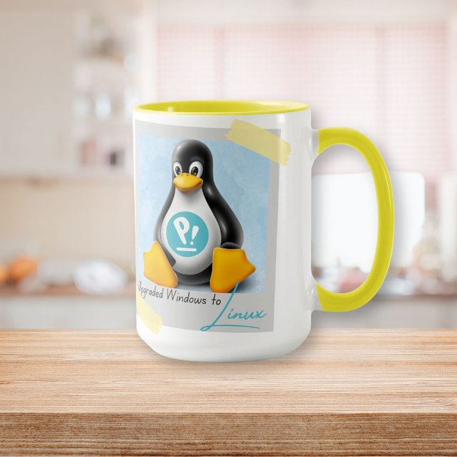 Upgraded Windows PopOS Tux Mug (Upgraded Windows PopOS Tux Mug)