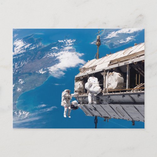 Upgrading the International Space Station Postcard